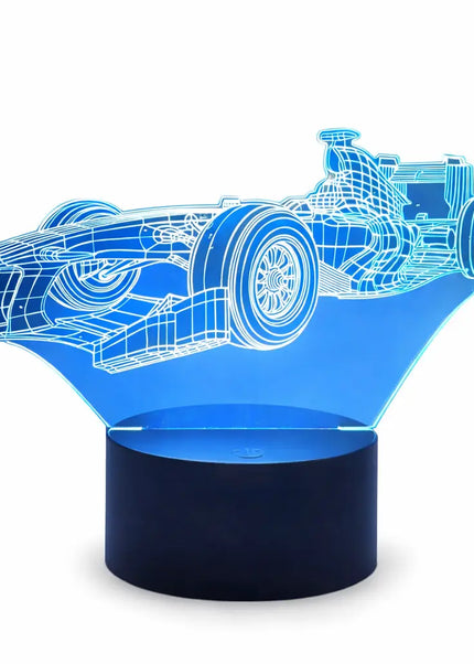 3D LED Lamp – F1 Racing Car