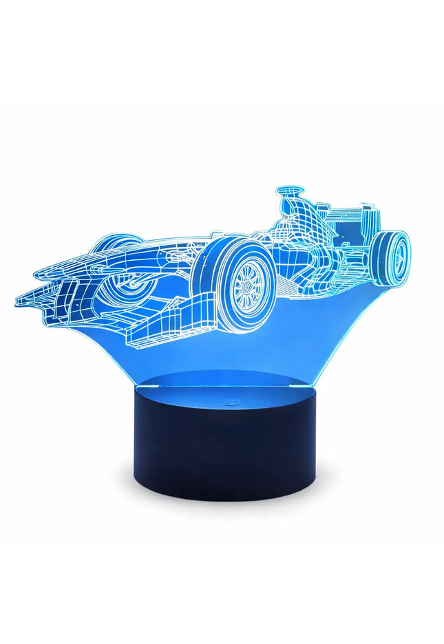 3D LED Lamp – F1 Racing Car