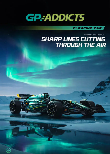 Formula Racing Car Building Model – Premium 1:8 Scale Racing Construction Set