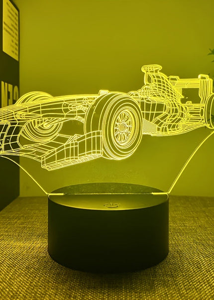 Lampe 3D LED – Voiture de Course F1 GP Addicts
