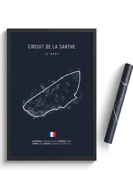 Tableau Circuit Formule 1 – Peinture sur toile des circuits officiels du championnat F1 GP Addicts