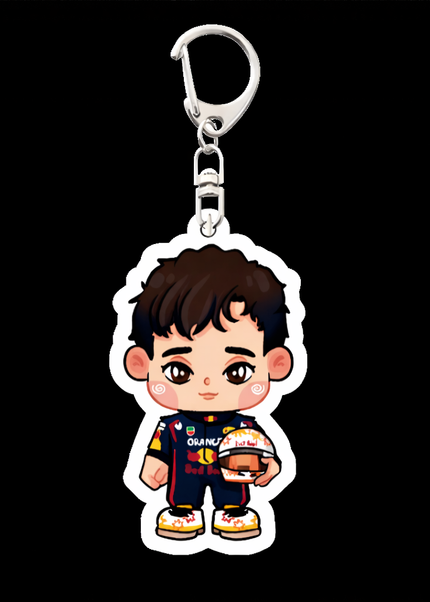Porte-clés Pilotes F1 Chibi – Collection Racing Cute GP Addicts