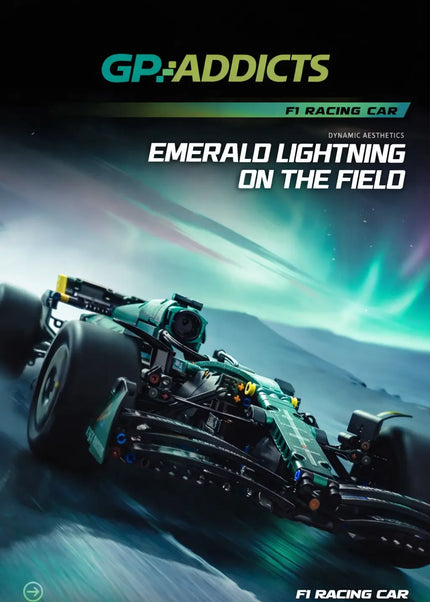 Formula Racing Car Building Model – Premium 1:8 Scale Racing Construction Set