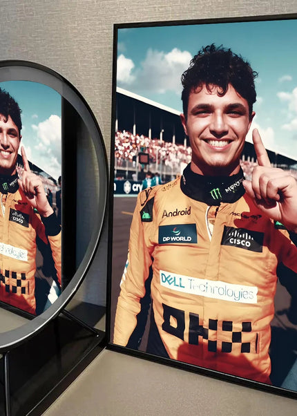 Toile Murale de Lando Norris GP Addicts