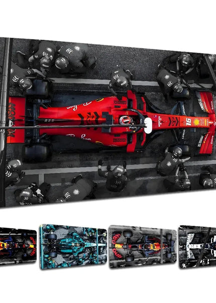 Tapis de souris Hot Sell Racing Car F1 grand format antidérapant Lockedge Accessoires de bureau pour gamers Tapis de bureau XXL Tapis de souris pour clavier gaming 900X40 GP Addicts