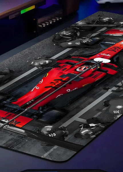 Tapis de souris Hot Sell Racing Car F1 grand format antidérapant Lockedge Accessoires de bureau pour gamers Tapis de bureau XXL Tapis de souris pour clavier gaming 900X40 GP Addicts