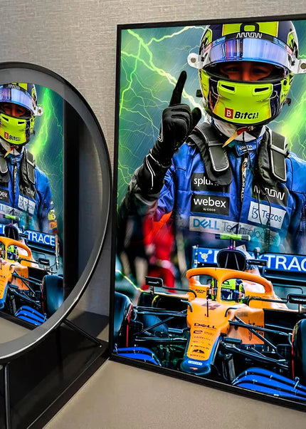 Toile Murale de Lando Norris GP Addicts