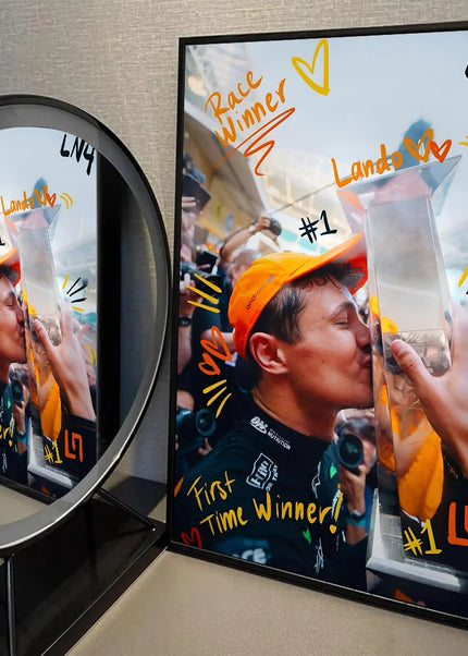 Toile Murale de Lando Norris GP Addicts