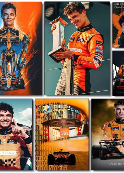 Toile Murale de Lando Norris GP Addicts