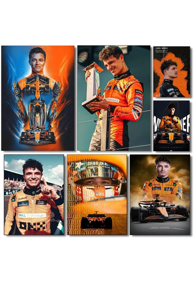 Toile Murale de Lando Norris GP Addicts