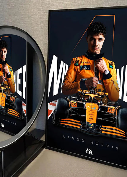 Toile Murale de Lando Norris GP Addicts