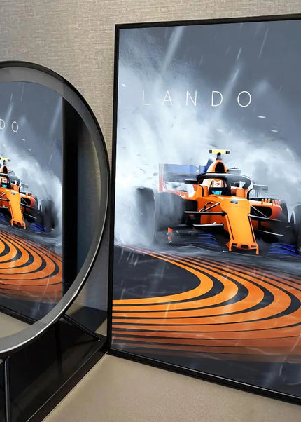 Toile Murale de Lando Norris GP Addicts