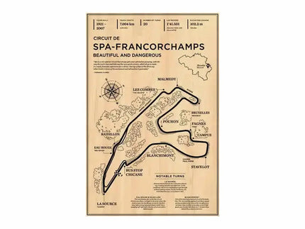 Poster Formule 1 – Circuit de Monaco | Affiche Racing Vintage Premium GP Addicts