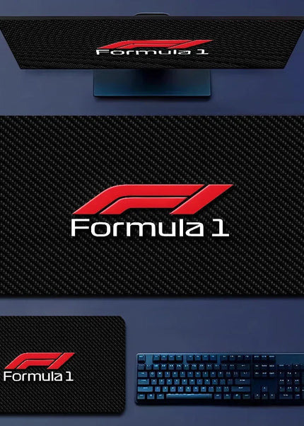 Tapis de souris Hot Sell Racing Car F1 grand format antidérapant Lockedge Accessoires de bureau pour gamers Tapis de bureau XXL Tapis de souris pour clavier gaming 900X40 GP Addicts