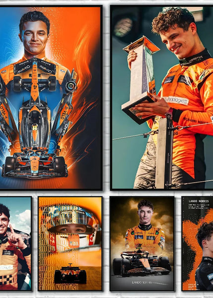 Toile Murale de Lando Norris GP Addicts