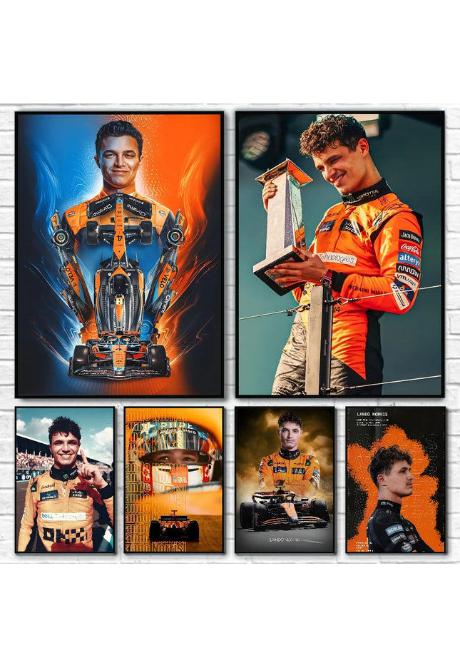 Toile Murale de Lando Norris GP Addicts
