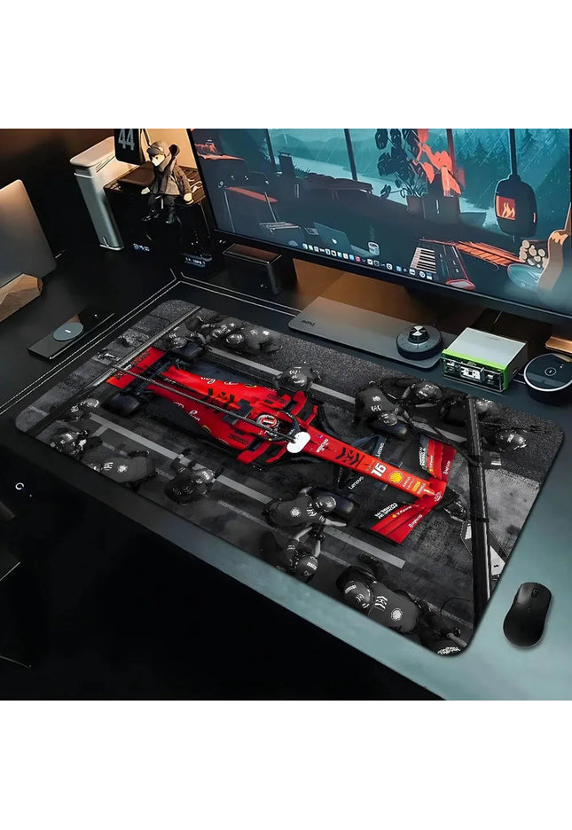 Tapis de souris Hot Sell Racing Car F1 grand format antidérapant Lockedge Accessoires de bureau pour gamers Tapis de bureau XXL Tapis de souris pour clavier gaming 900X40 GP Addicts