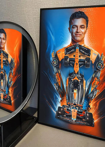 Toile Murale de Lando Norris GP Addicts