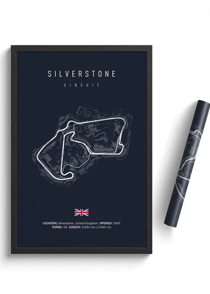 Tableau Circuit Formule 1 – Peinture sur toile des circuits officiels du championnat F1 GP Addicts