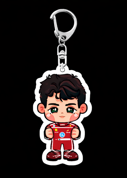 Porte-clés Pilotes F1 Chibi – Collection Racing Cute GP Addicts