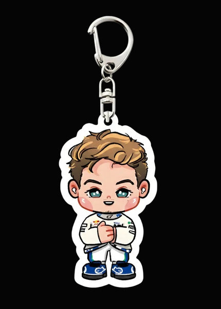 Porte-clés Pilotes F1 Chibi – Collection Racing Cute GP Addicts
