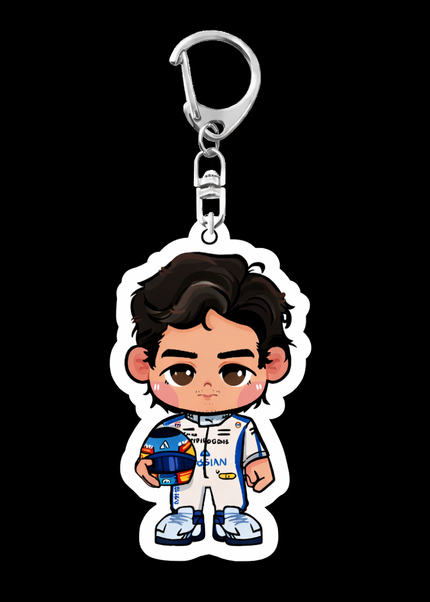 Porte-clés Pilotes F1 Chibi – Collection Racing Cute GP Addicts