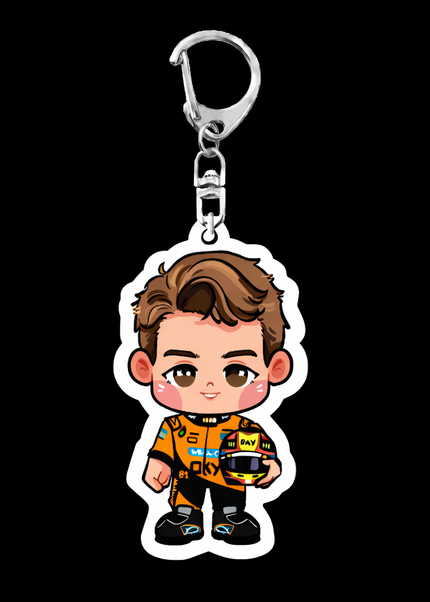 Porte-clés Pilotes F1 Chibi – Collection Racing Cute GP Addicts