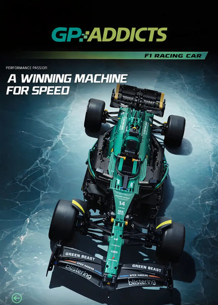 Formula Racing Car Building Model – Premium 1:8 Scale Racing Construction Set