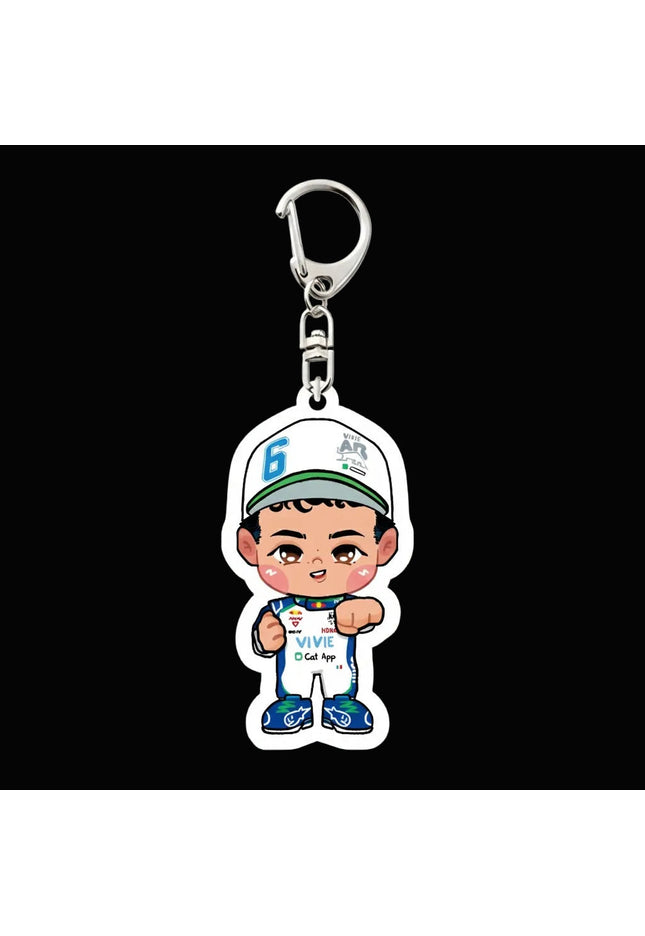 Porte-clés Pilotes F1 Chibi – Collection Racing Cute GP Addicts