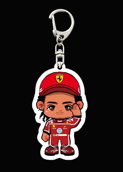 Porte-clés Pilotes F1 Chibi – Collection Racing Cute GP Addicts